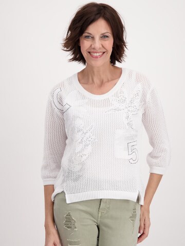 monari Pullover in Weiß: predná strana