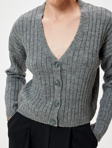 Koton Gebreid vest in Grijs