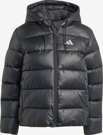 ADIDAS SPORTSWEAR Urheilutakki 'ESS' värissä musta: etupuoli