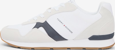 TOMMY HILFIGER Zemie brīvā laika apavi, krāsa - bēšs / tumši zils / balts, Preces skats