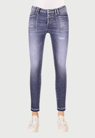 Le Temps Des Cerises Skinny 7/8-Jeans 'POWERC' in Grau: predná strana