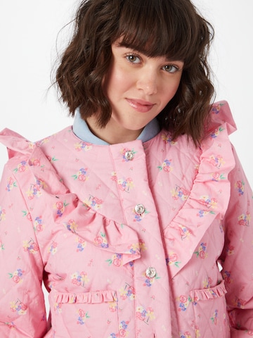 Crās Between-Season Jacket in Pink