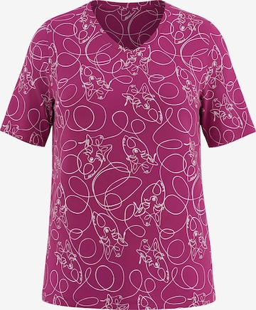 Ulla Popken Shirt in Rot: Vorderseite