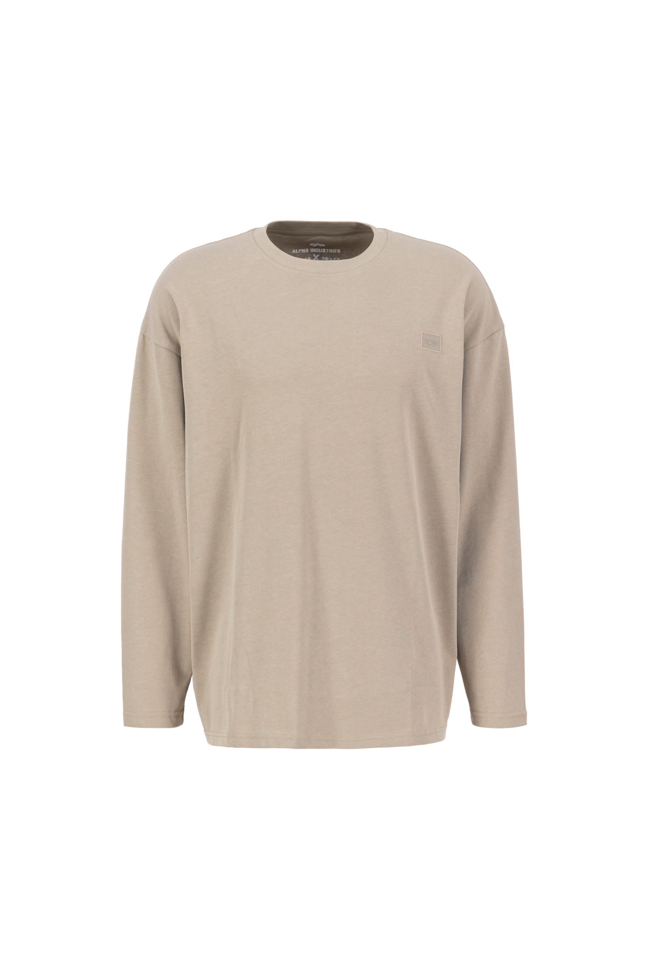 Tricou 'Essentials' de la ALPHA INDUSTRIES pe bej: față