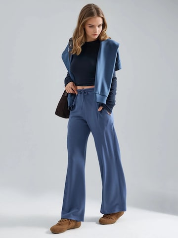 Hiccup Wide leg Broek in Blauw