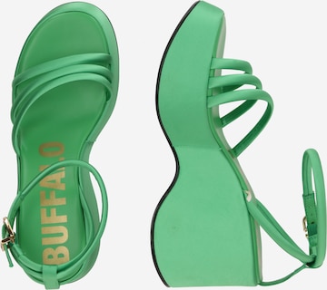 BUFFALO Sandals 'JOY' in Green