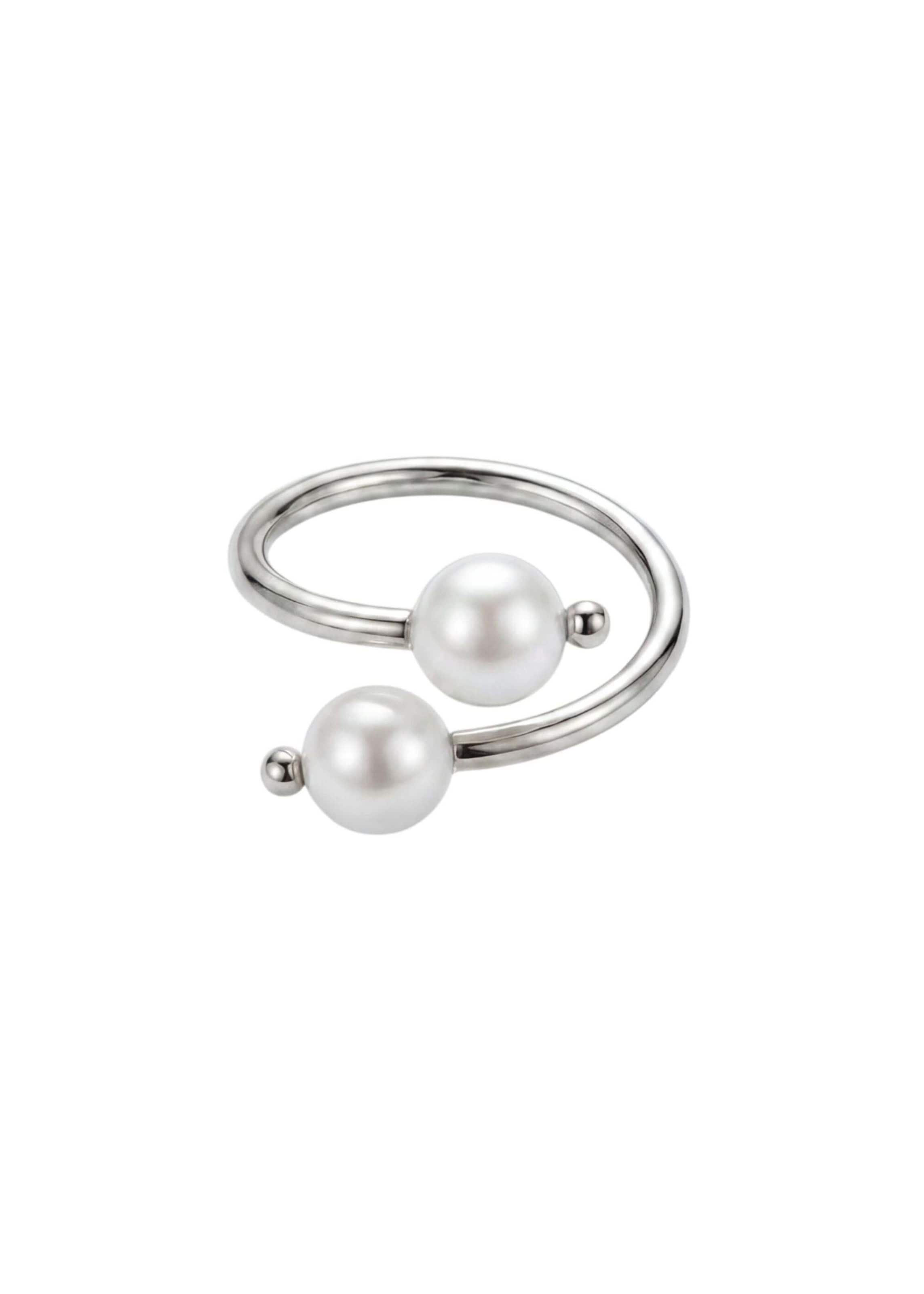 Anello 'Pearl Muse' di PURELEI in argento: frontale