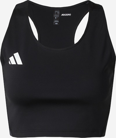 ADIDAS PERFORMANCE Sportski top 'ADIZERO E' u crna / bijela, Pregled proizvoda