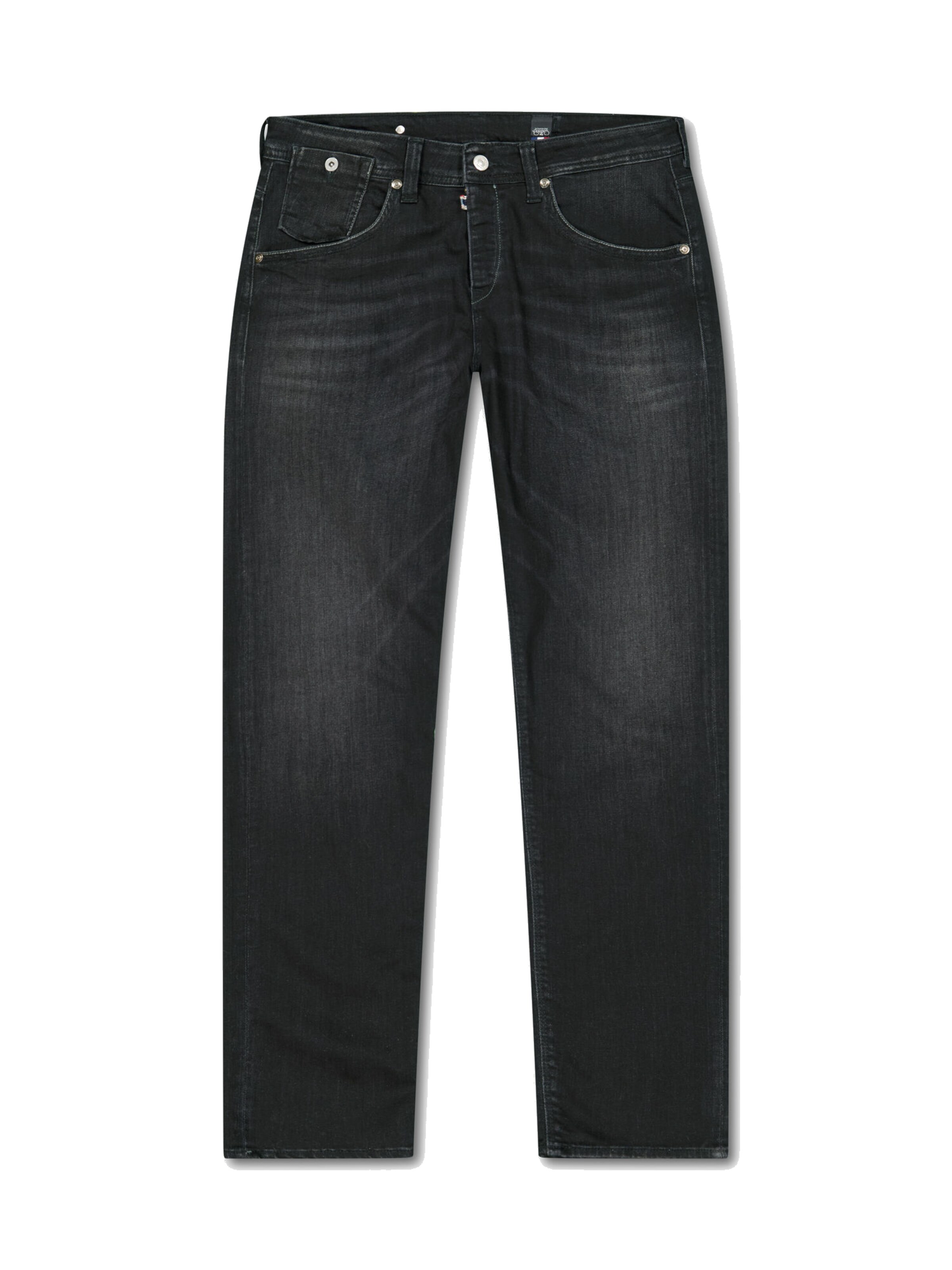 Le Temps Des Cerises Regular Jeans in Zwart: voorkant