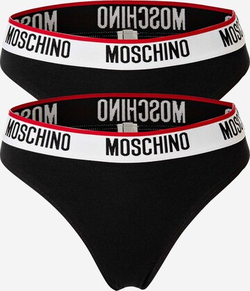 MOSCHINO Slip in Zwart: voorkant