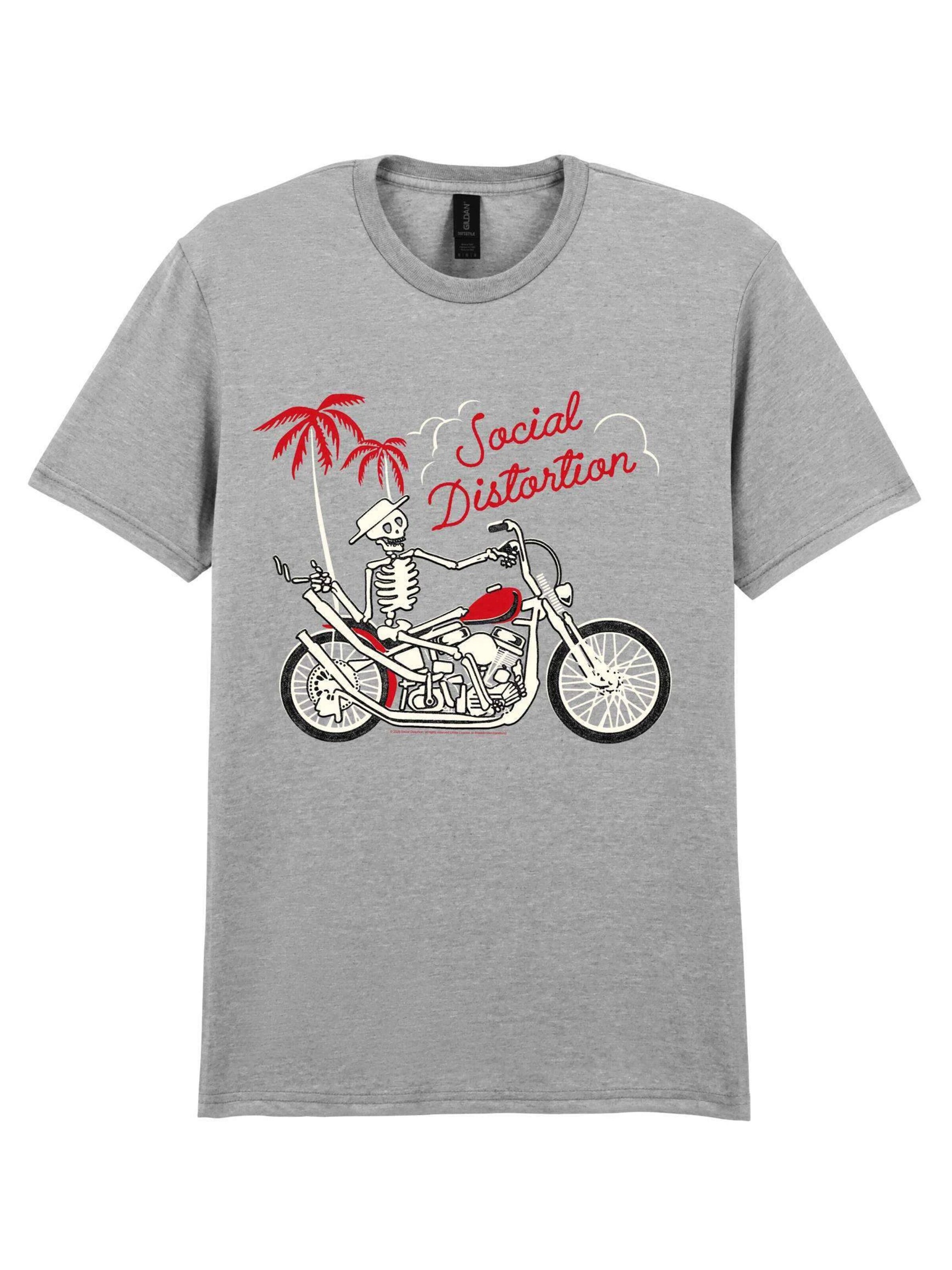 SOCIAL DISTORTION Shirt 'Chopper' in Grey: front