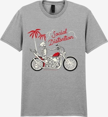 T-Shirt 'Chopper' SOCIAL DISTORTION en gris : devant