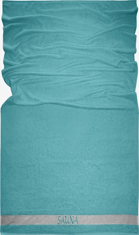 Lashuma Handtuch 'Lima' in Blau: Vorderseite
