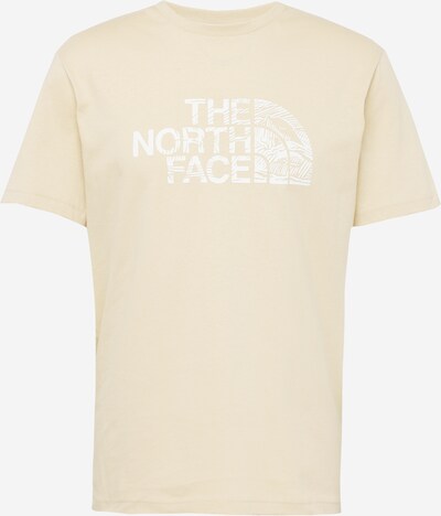 THE NORTH FACE T-Shirt 'WOODCUT DOME' in hellbeige / weiß, Produktansicht