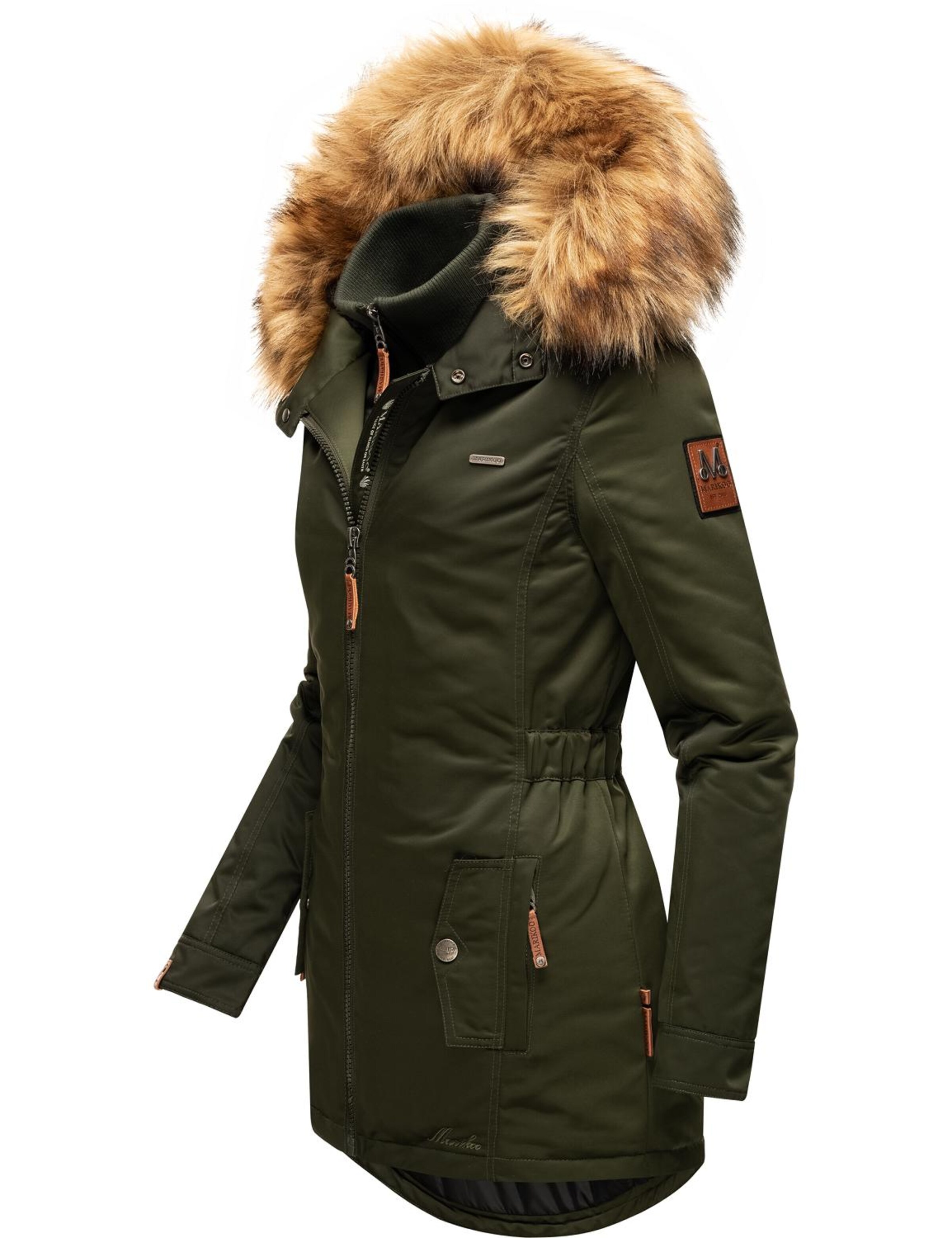 Cappotto invernale 'Sanakoo' di MARIKOO in verde