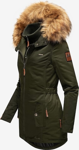 MARIKOO Winter Coat 'Sanakoo' in Green