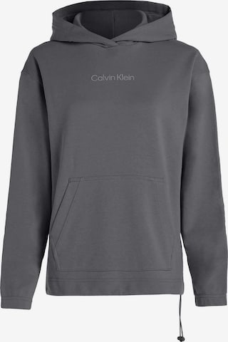 Sweat de sport Calvin Klein Sport en gris : devant