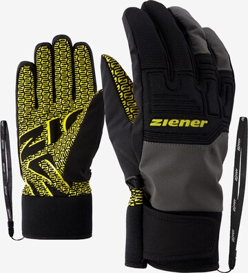 ZIENER Athletic Gloves in Black: front