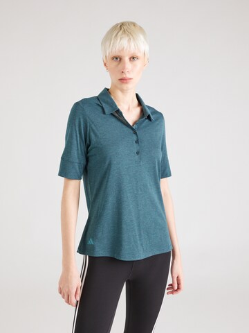 T-shirt fonctionnel ADIDAS GOLF en bleu : devant