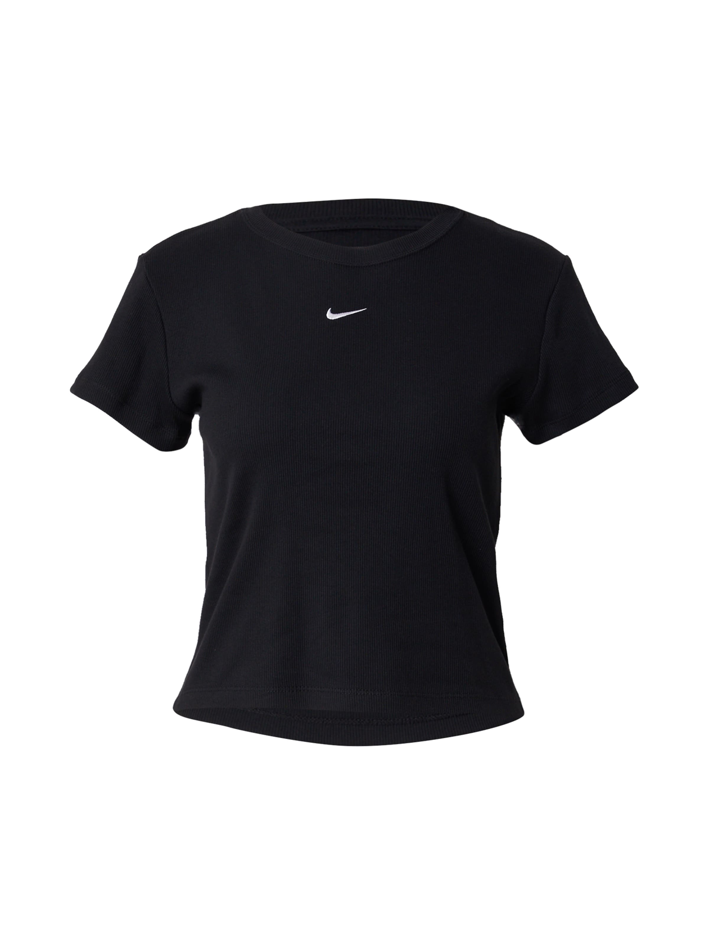 Tricou de la Nike Sportswear pe negru: față