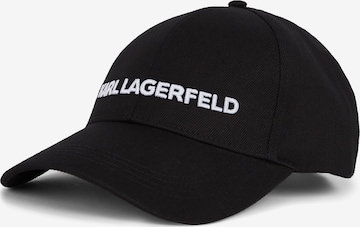 Casquette 'ESSENTIAL' Karl Lagerfeld en noir : devant