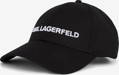 Karl Lagerfeld Lippalakki 'ESSENTIAL' värissä musta / valkoinen, Tuotenäkymä
