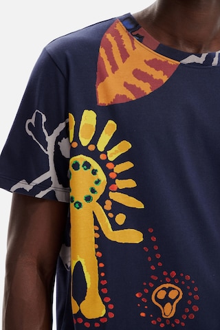 Desigual - Camiseta en azul