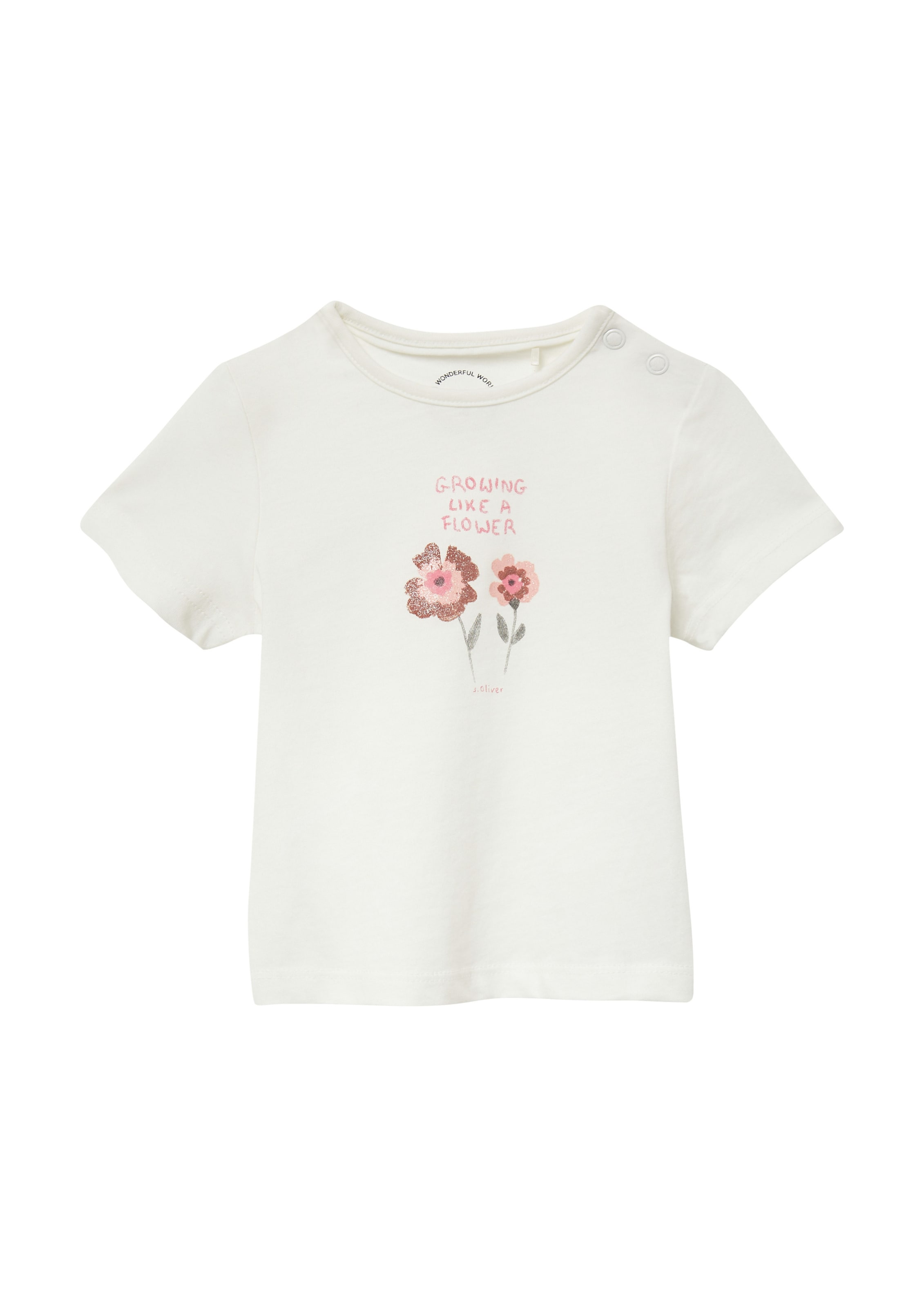 T-Shirt s.Oliver en blanc : devant