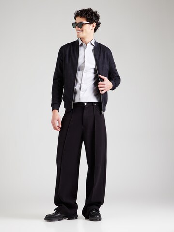 JACK & JONES Slim Fit Hemd 'JPRBLAParker' in Grau