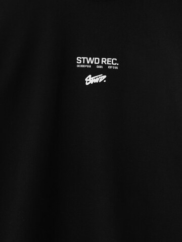 Sweat-shirt Pull&Bear en noir