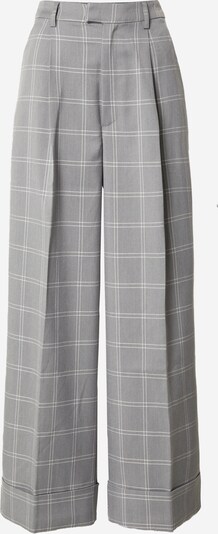 Pantaloni cutați 'Adalina' Gina Tricot pe gri / alb, Vizualizare produs