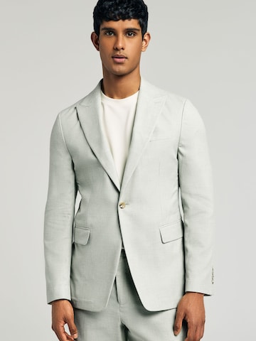 Next Regular Fit Sakko in Grün: Vorderseite