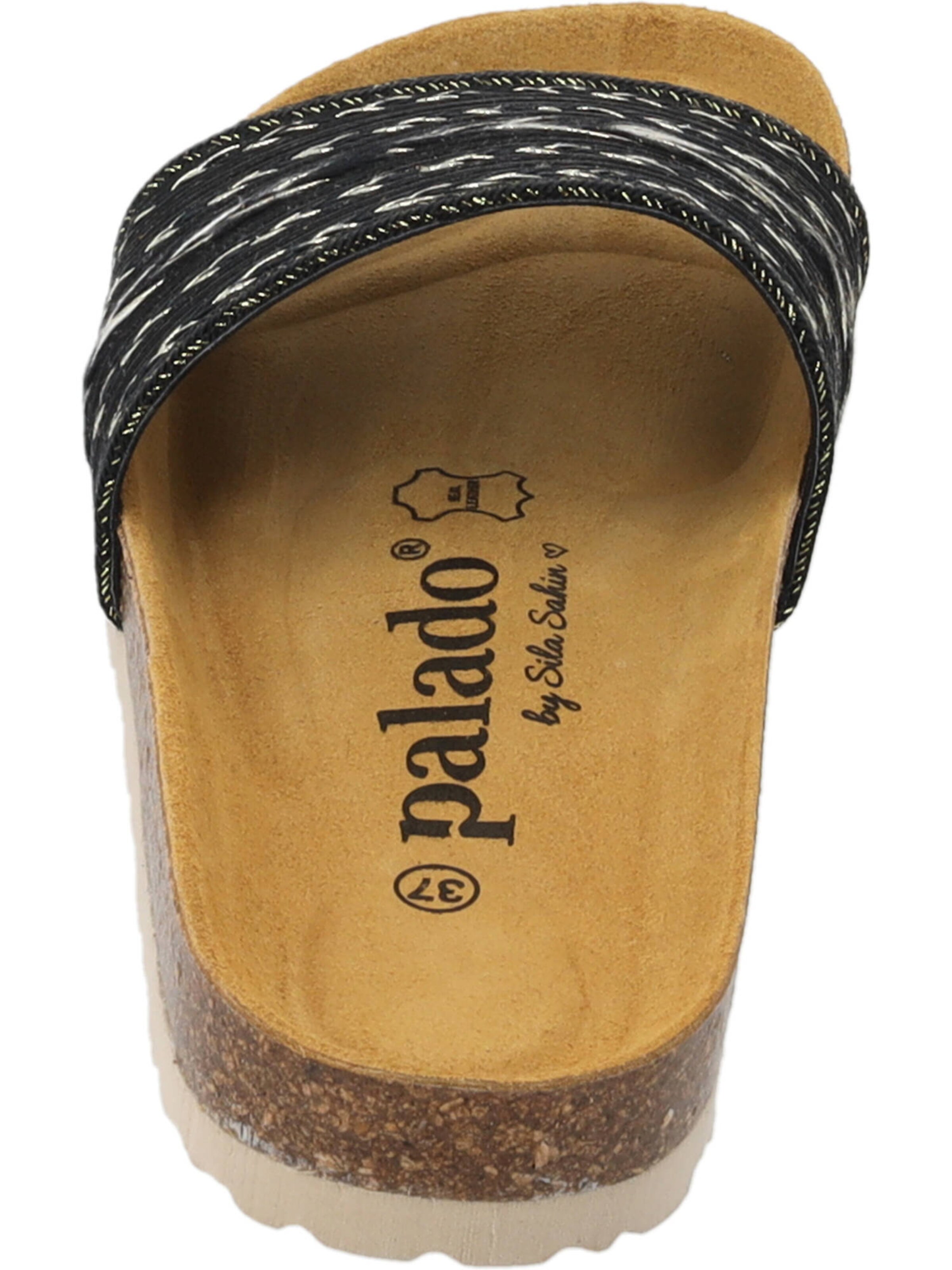 Palado by Sila Sahin Pantolette 'Solista' in Schwarz