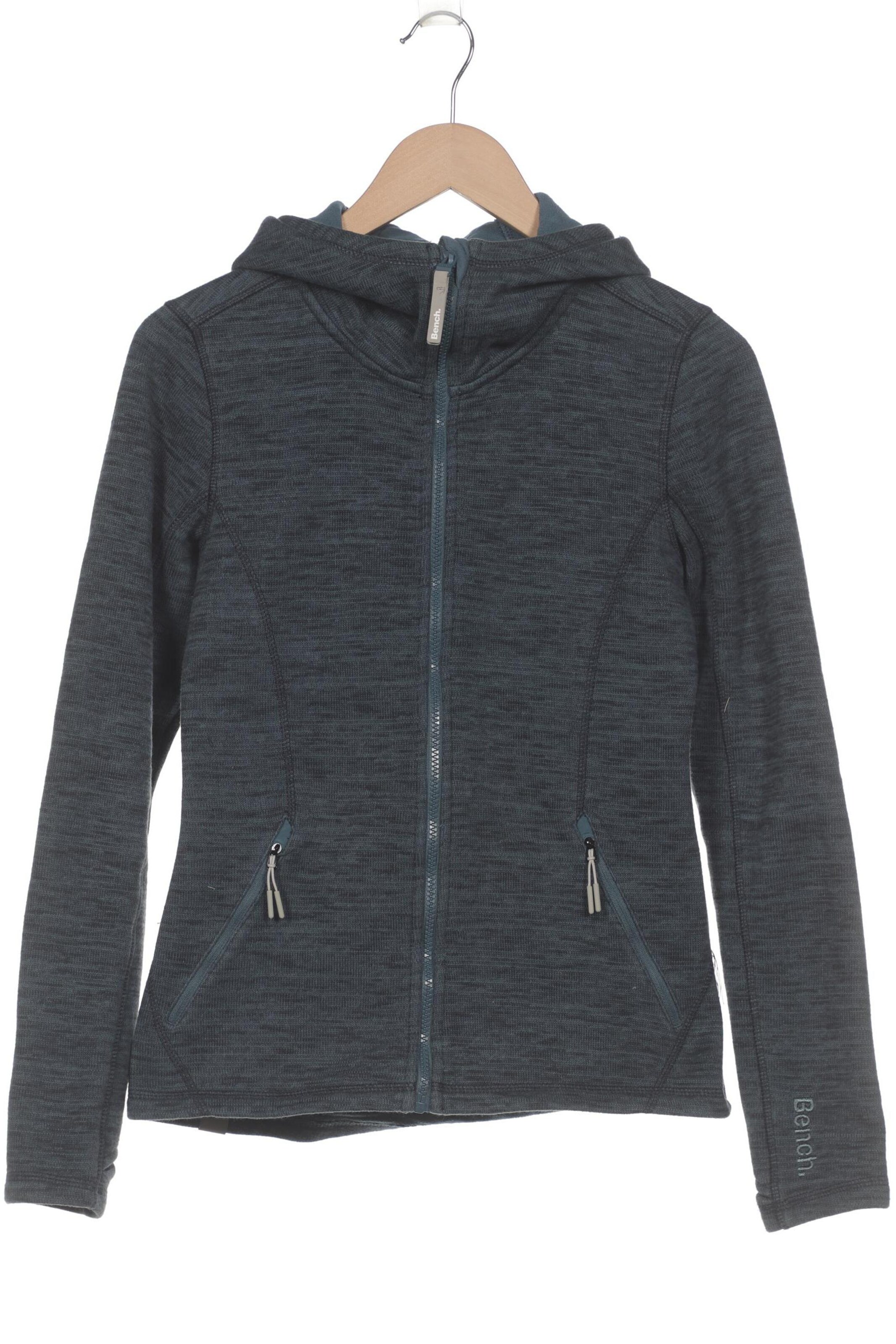 BENCH Sweatshirt & Zip-Up Hoodie in S in Green: front