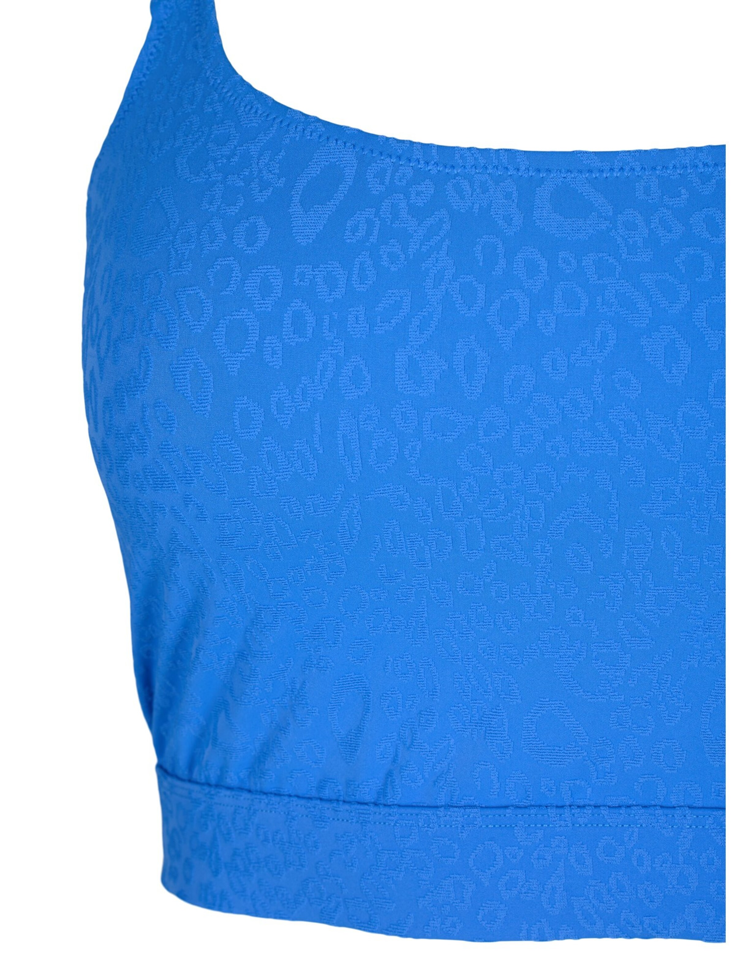 Swim by Zizzi Korzet Bikinový top - Modrá