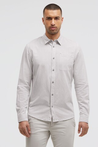 CMPD Slim fit Button Up Shirt in Grey: front