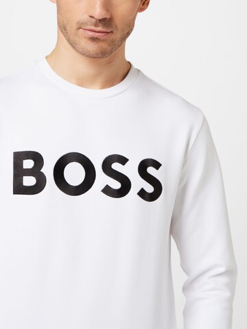 BOSS Green Sweatshirt 'Salbo' in Wit