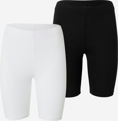 Gina Tricot Leggings en noir / blanc, Vue avec produit