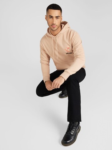 JACK & JONES Sweatshirt 'GAMES' in Braun