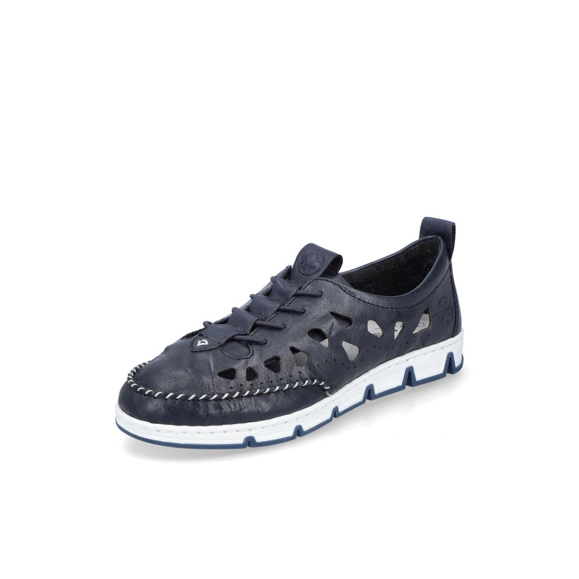 Rieker Schnürschuh in Blau: Vorderseite