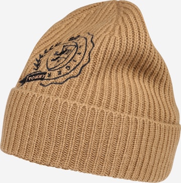 TOMMY HILFIGER Beanie in Brown: front