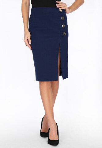 faina Skirt in Blue: front