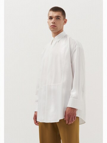 Studio Seidensticker Comfort fit Button Up Shirt 'Studio' in White
