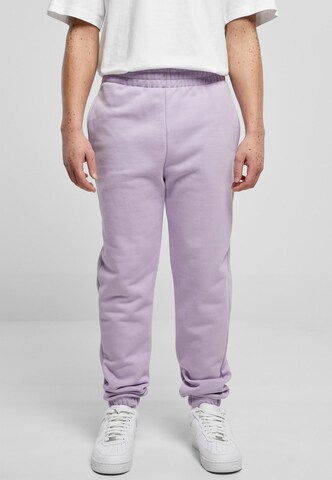 Effilé Pantalon Urban Classics en violet : devant