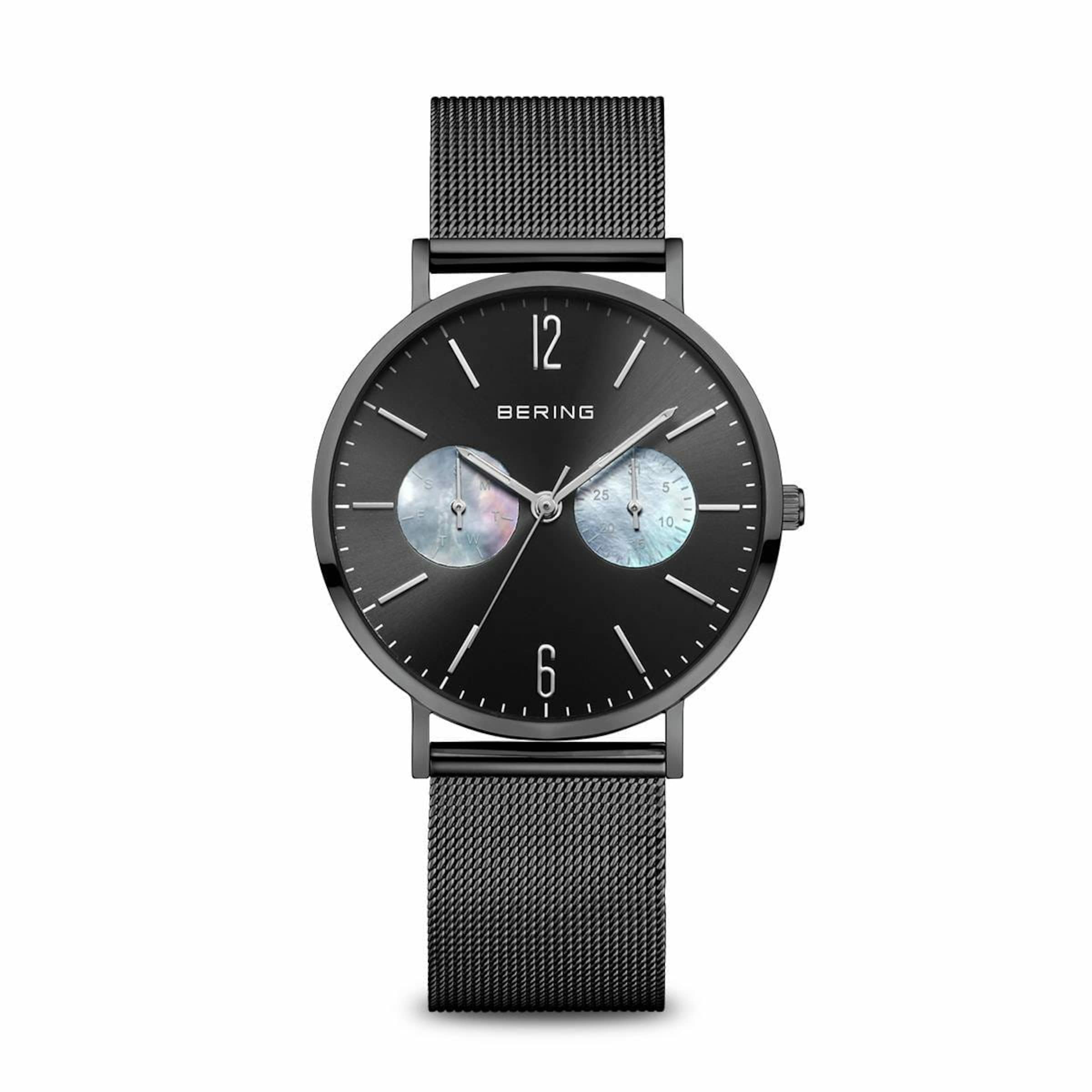 BERING Analoog horloge in Zwart: voorkant