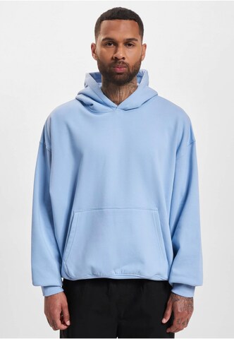 Sweat-shirt DEF en bleu : devant