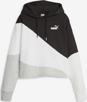 PUMA - Sweatshirt de desporto 'Power' em preto: frente