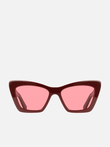 FERRAGAMO Zonnebril in Rood