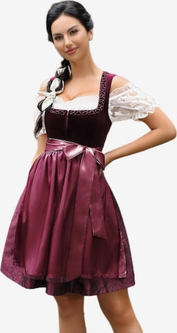 Yesfashion Dirndl in Red: front