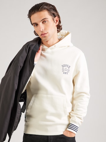 Superdry Μπλούζα φούτερ 'Athletic Club' σε λευκό: μπροστά